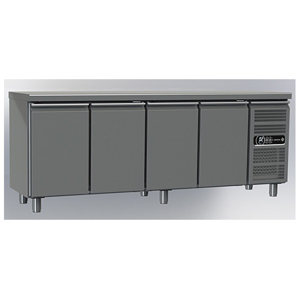 Ψυγείο Πάγκος Συντήρηση Χωρίς Μηχανή με 4 Πόρτες PK6-70-204-PPPP GINOX