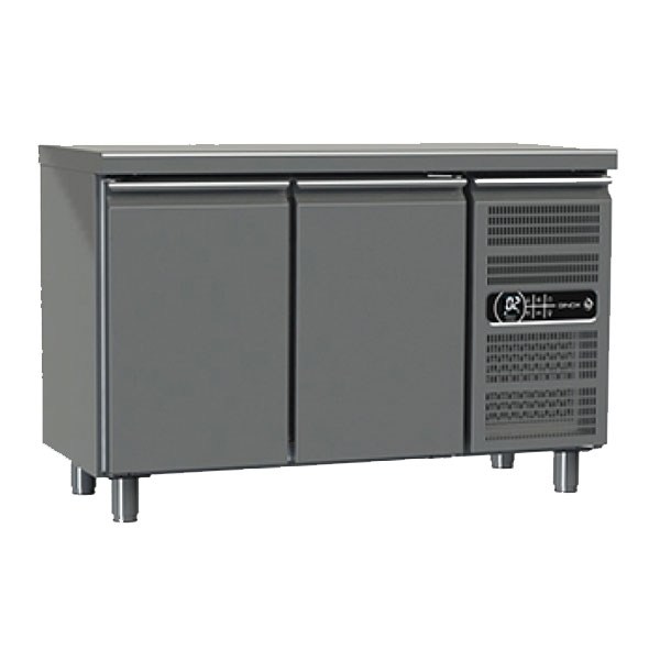 Ψυγείο Πάγκος Συντήρηση Χωρίς Μηχανή Βεβιασμένης Κυκλοφορίας Με Βεντιλατέρ με 2 Πόρτες 40x60 PK8-70-129-PP GINOX