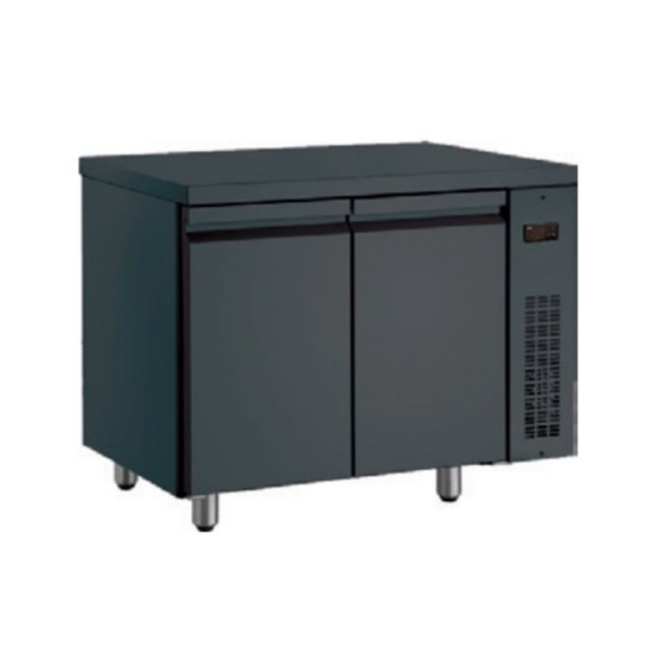 Ψυγείο πάγκος μαύρο με 2 ανοξείδωτες πόρτες χωρίς μηχάνημα Inomak PNRPB99/RU (ΕΚΠΤΩΤΙΚΟ ΚΟΥΠΟΝΙ)
