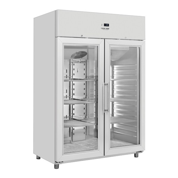 Ψυγείο Θάλαμος Συντήρηση με 2 Γυάλινες Πόρτες GN 2/1 Cool Head QNG 12