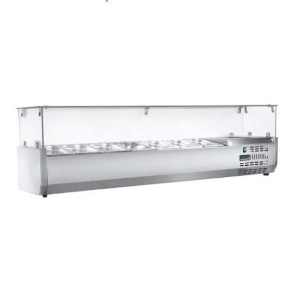 Επιτραπέζιο Επαγγελματικό Ψυγείο Σαλατών Τοίχου 8GN 1/3 NikiInox SA PI 183T3