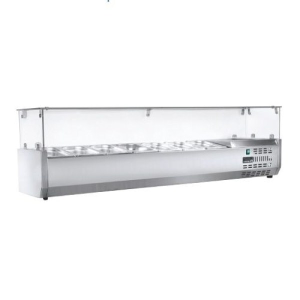 Επιτραπέζιο Επαγγελματικό Ψυγείο Σαλατών Τοίχου 9GN 1/3 NikiInox SA PI 167T3